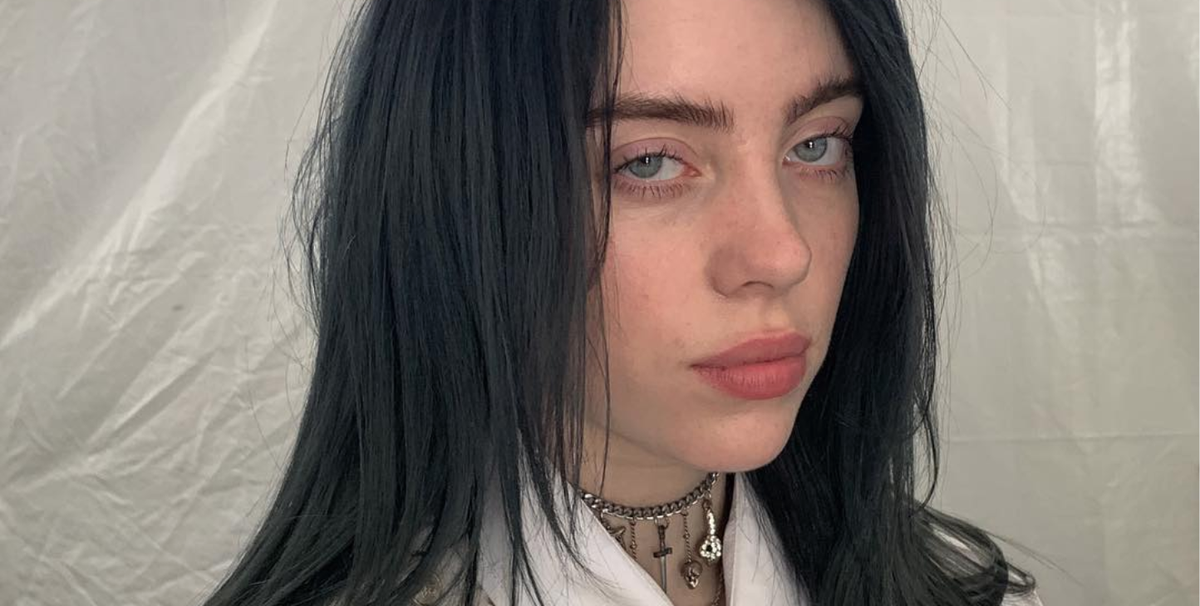 Billie Eilish Dyed Her Hair Brown With Neon Green Roots