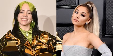 Billie Eilish Shouted Out Ariana Grande During Her Grammy