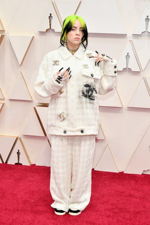 Billie Eilish Nails 2020 Oscars - Billie Eilish Outfit Academy Awards