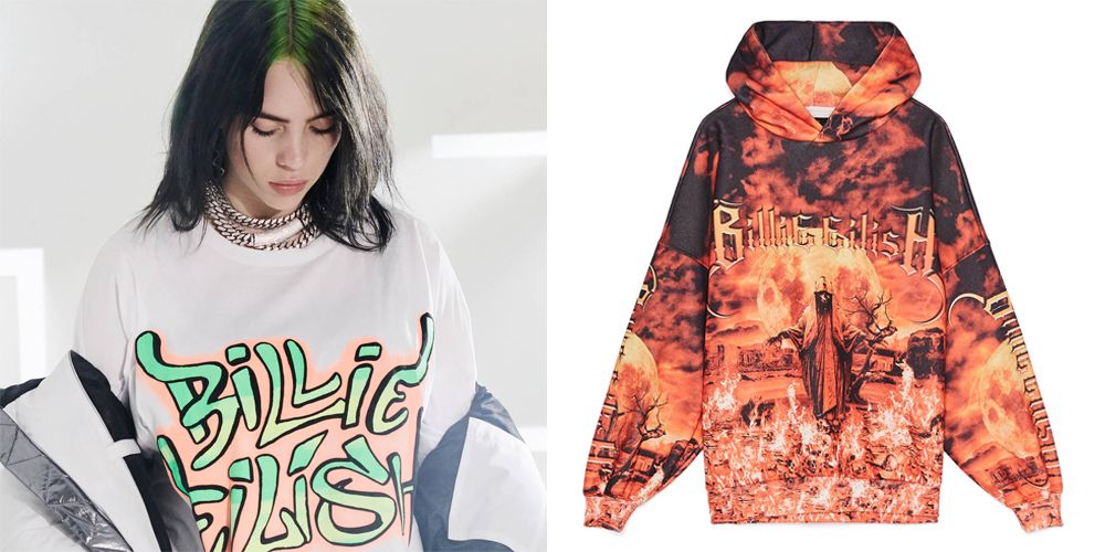 billie eilish pullover bershka