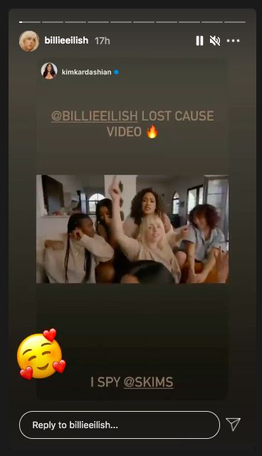 billie eilish in skims