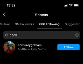Matthew and Billie's mom and brother following each other matthew and billie's mom and brother following each other