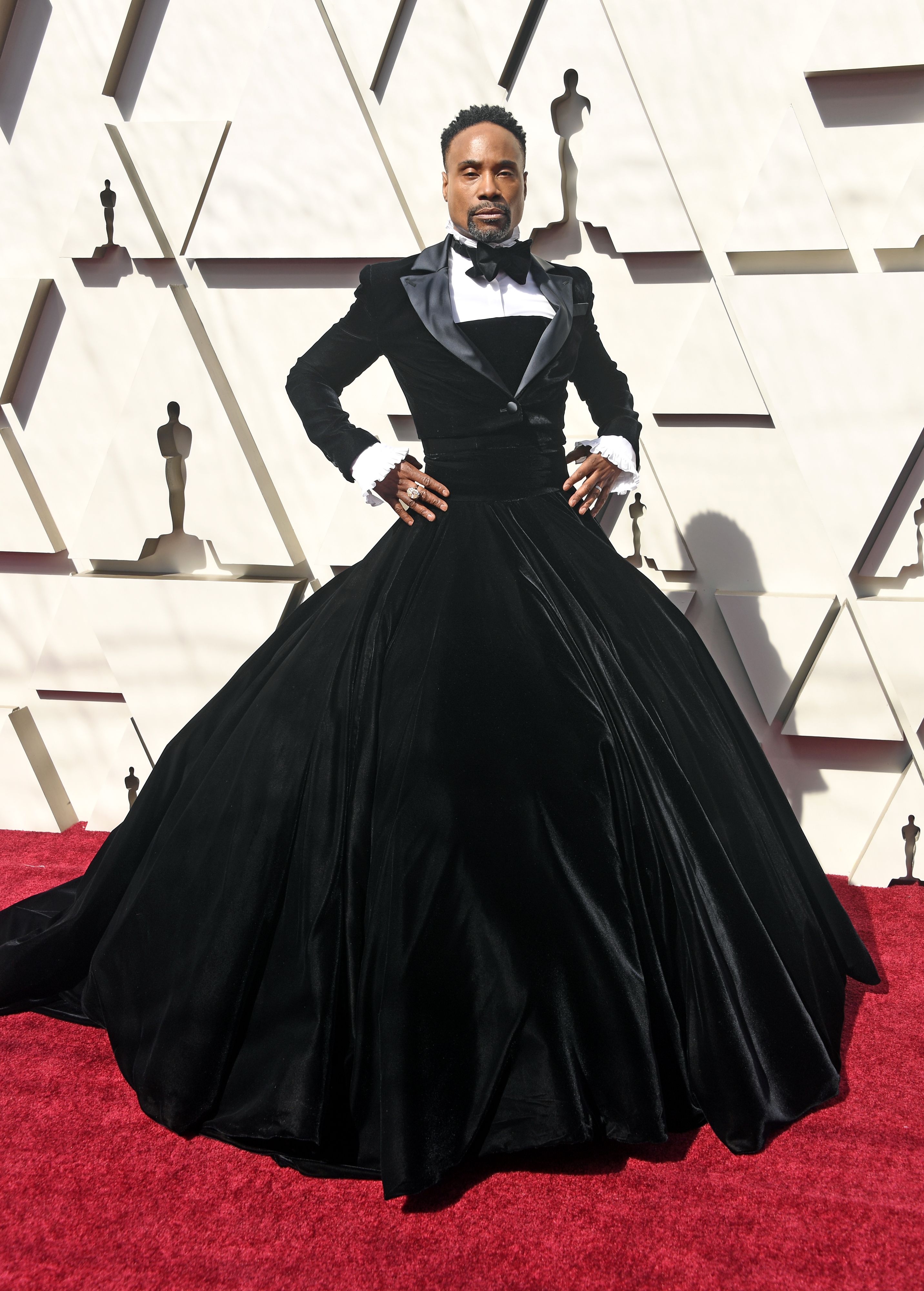 tuxedo dress from the oscars