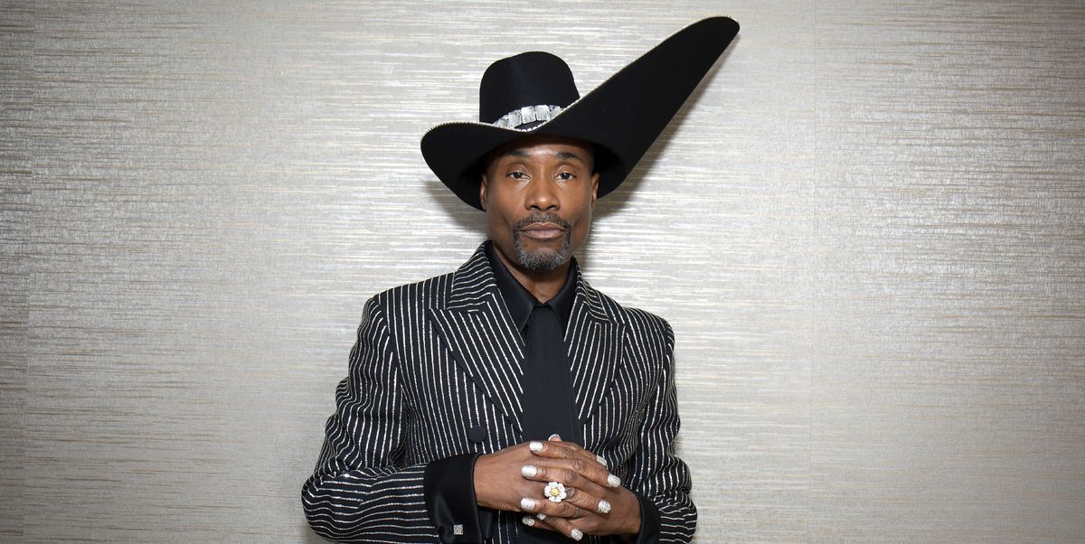 Billy Porter Wears A Striped Suit And Hat To The 2019 Emmys