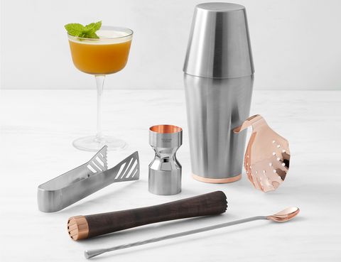 cocktail kit on a marble countertop