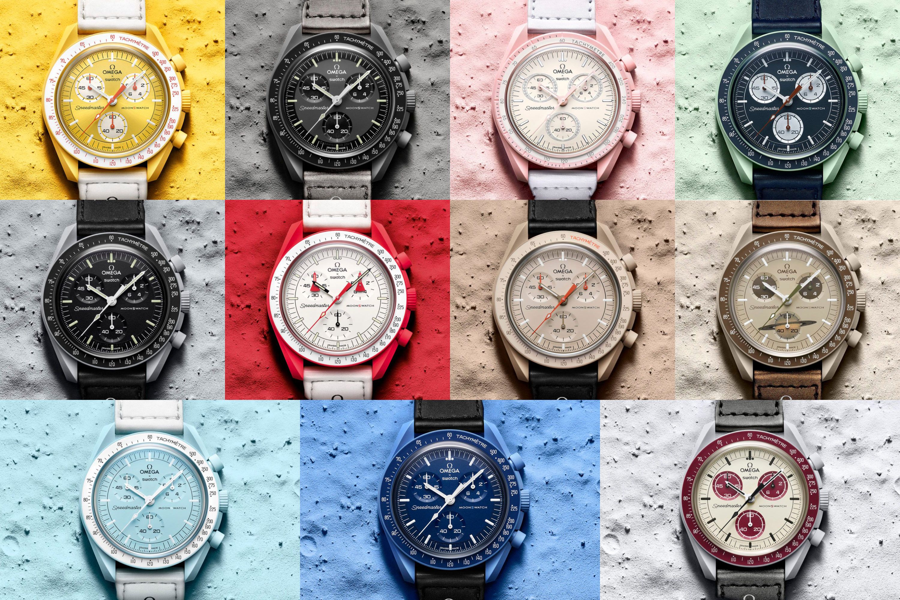 Swatch Omega планеты