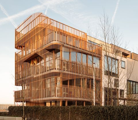Edificio sostenible madera Amsterdam