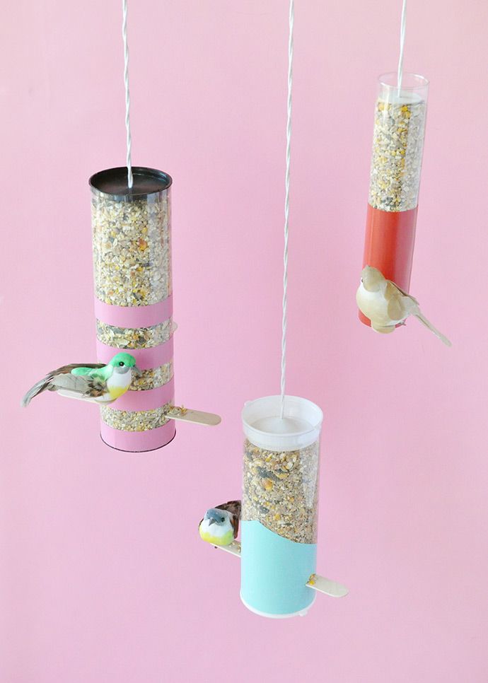 bird seed dispenser diy