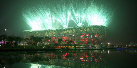 Bird's Nest Stadium during 2008 Olympics