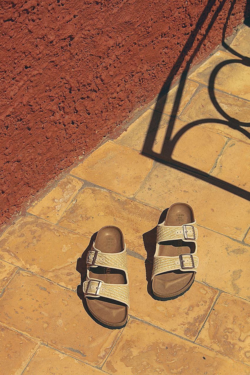 birkenstock raffia