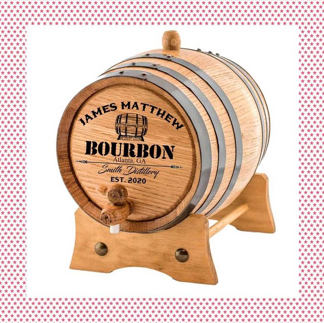 best birthday gifts for him  custom map coasters and personalized bourbon barrel