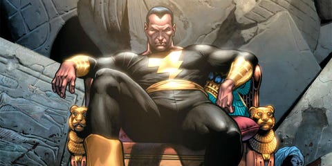 Black Adam trono