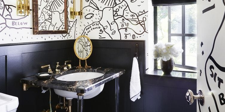 35 black and white bathroom decor & design ideas — bathroom tile ideas