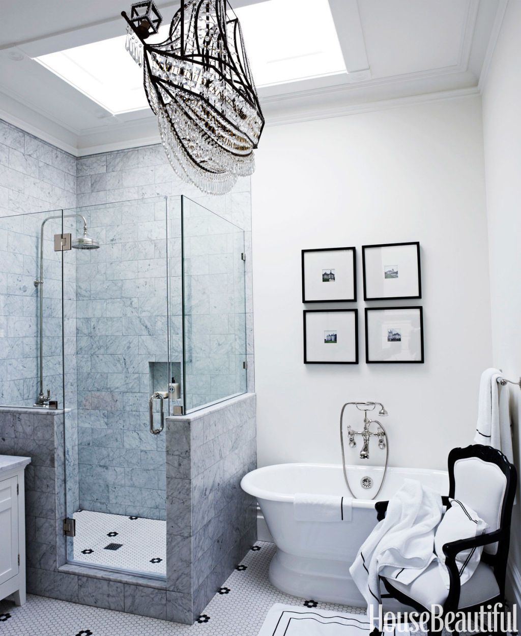 15 Black And White Bathroom Ideas Black White Tile Designs We Love