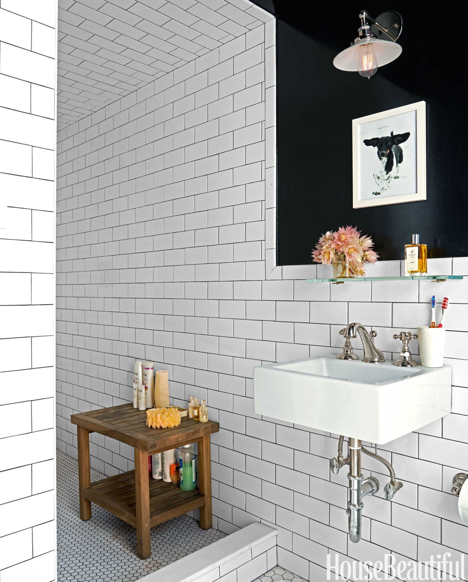 15 Black And White Bathroom Ideas Black White Tile Designs We Love