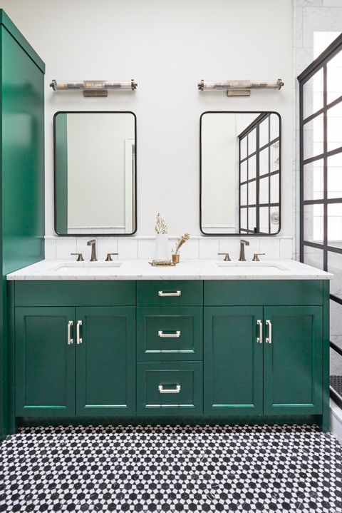 37 Timeless Black And White Bathroom Ideas Decor 2021 - What Color Goes Well With Black And White Bathroom Tiles