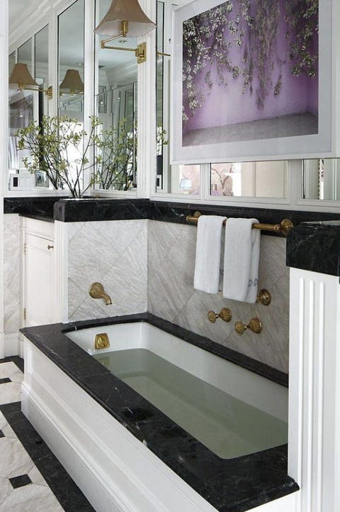 40 Black White Bathroom Design And Tile Ideas