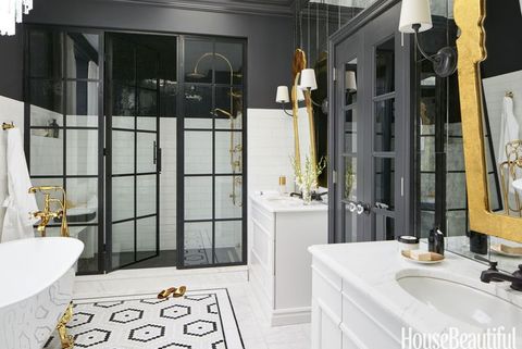 15 black and white bathroom ideas