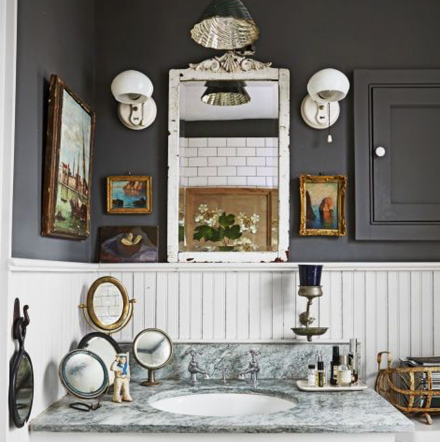 black bathroom ideas