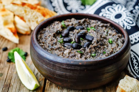 Schwarze Bohnen-Hummus-Dip