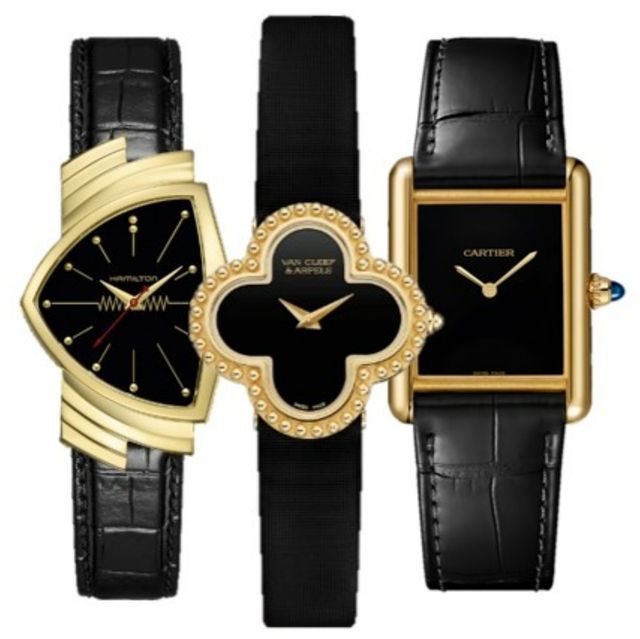 不只chanel ﻿première腕錶，10款時髦黑金系金錶推薦！
