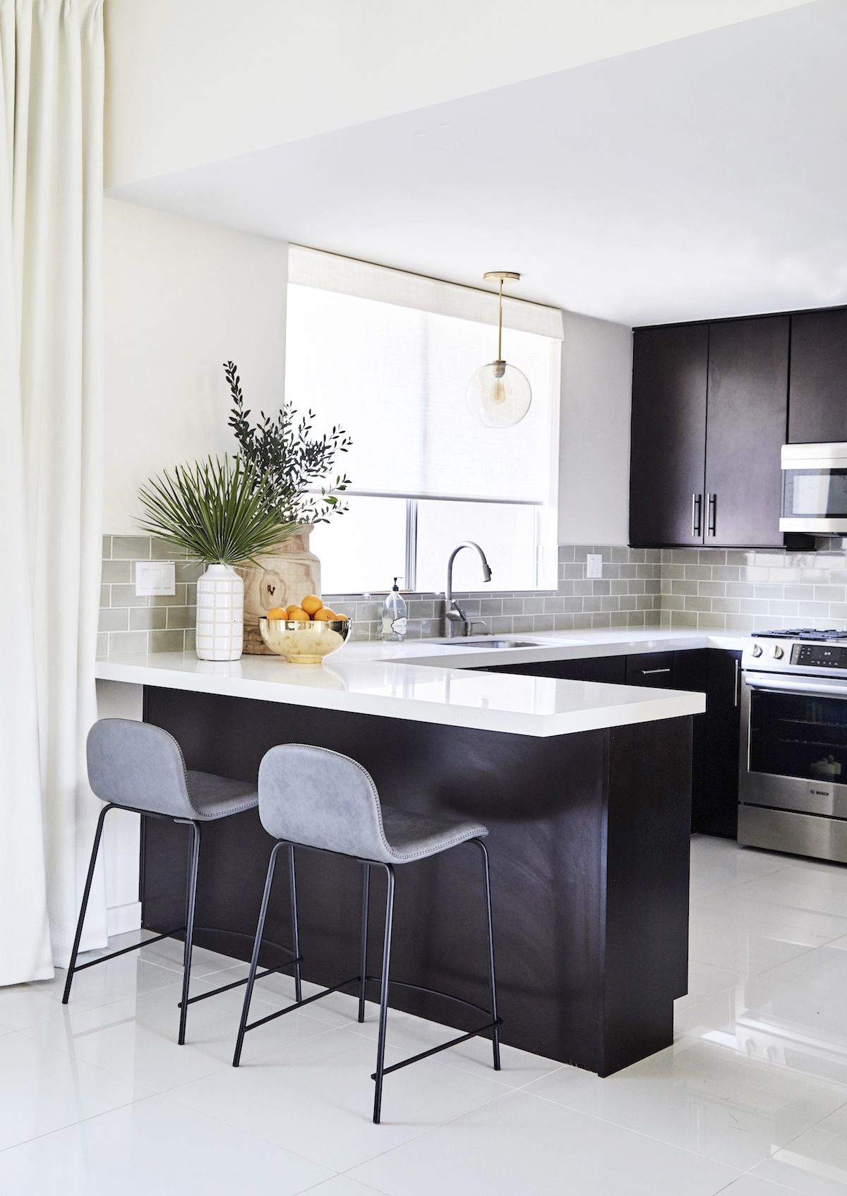 houzz black kitchen cabinets