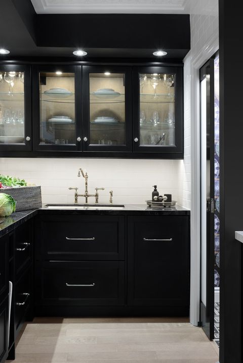 30 Sophisticated Black Kitchen Cabinets - Kitchen Designs ...