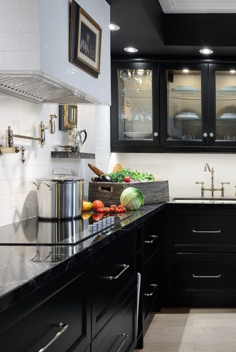 30 sophisticated black kitchen cabinets - kitchen designs with black