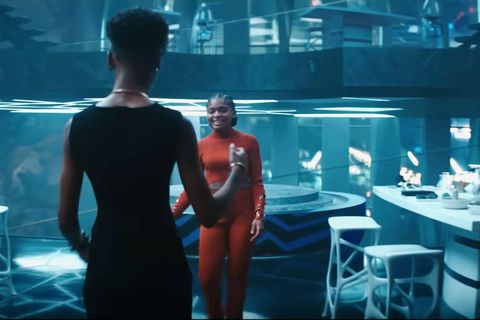 Dominique Thorne als Riri Williams im Black Panther Wakanda Forever Trailer