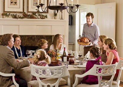 image Thanksgiving dinner at Blackberry Farm