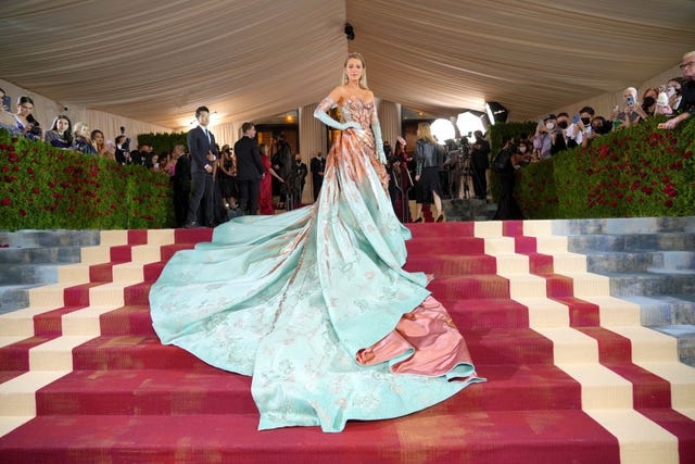 Blake Lively at the Met Gala 2022 the 2022 met gala celebrating