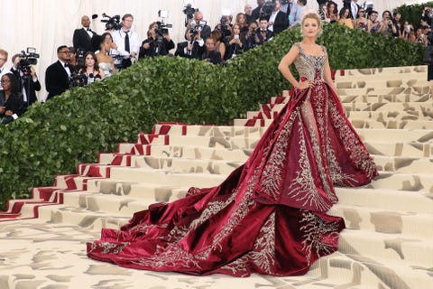 Heavenly Bodies: Fashion & The Catholic Imagination Costume Institute Gala blake lively at the 2018 met gala