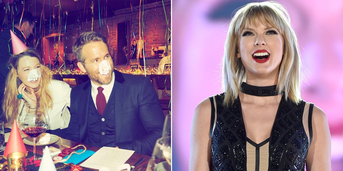 Blake Lively Celebrates Ryan Reynolds 40th Birthday Taylor Swift Drowns In Joy 
