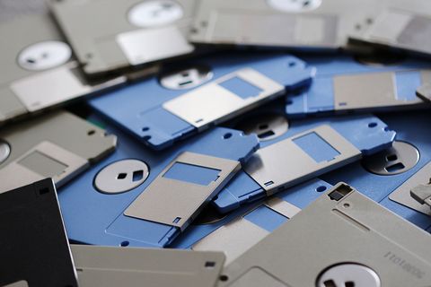 Floppy disk, Technology, Electronic device, Gadget, Metal, 