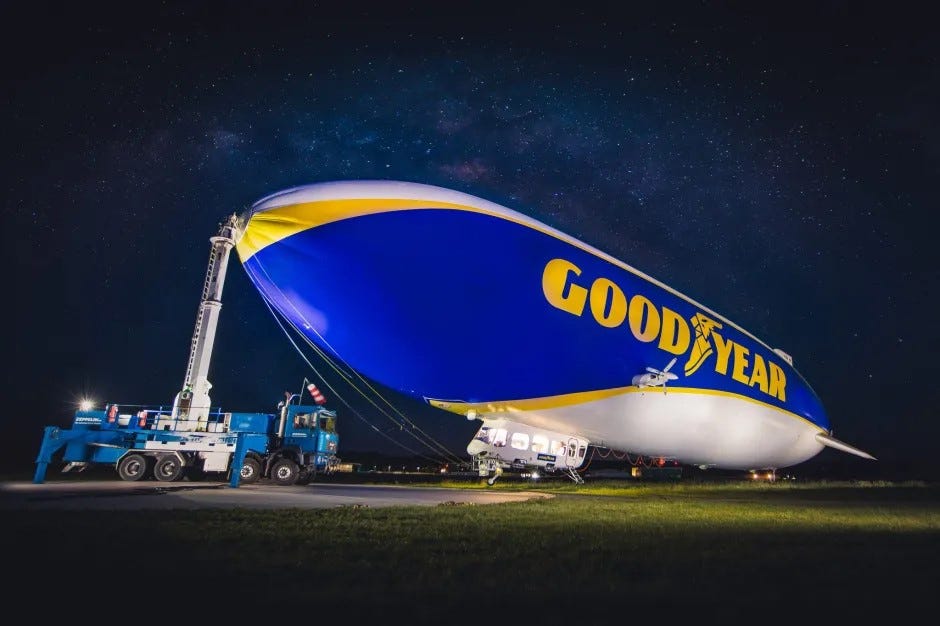 Auction We're Watching: Goodyear Blimp Ride to Benefit the Motorsports Hall of Fame of America