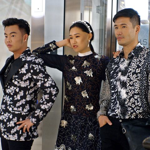 l r kane lim, jaime xie and kevin kreider in episode 8 “will you marry me” of bling empire season 1 c courtesy of netflix © 2021