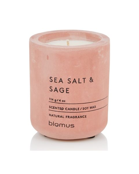 geurkaars blomus sea salt and sage scented candle