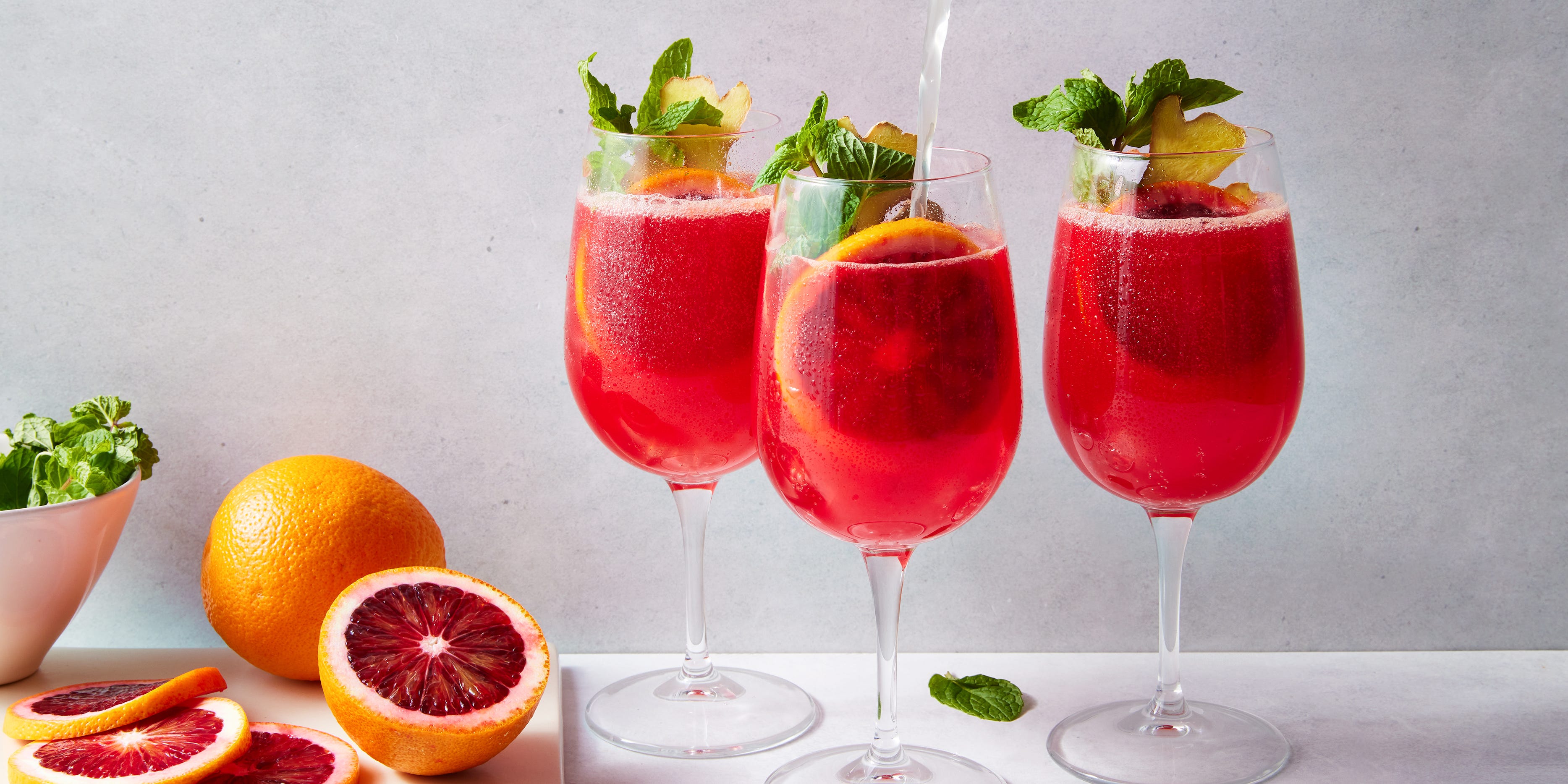 Blood Orange Mocktail Spritzer