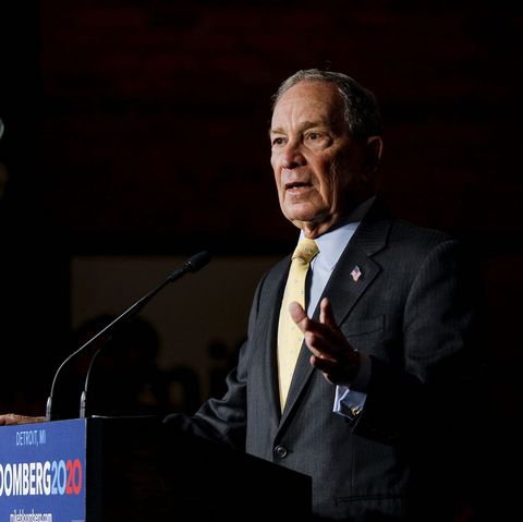 Democratic Presidential Candidate Mike Bloomberg Campaigns In Detroit