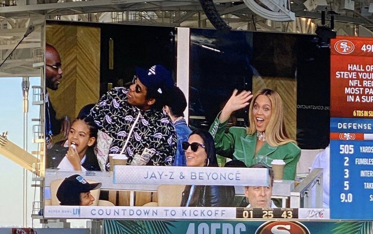 Beyonce And Jay Z Bring Blue Ivy To Super Bowl 2020 In Miami