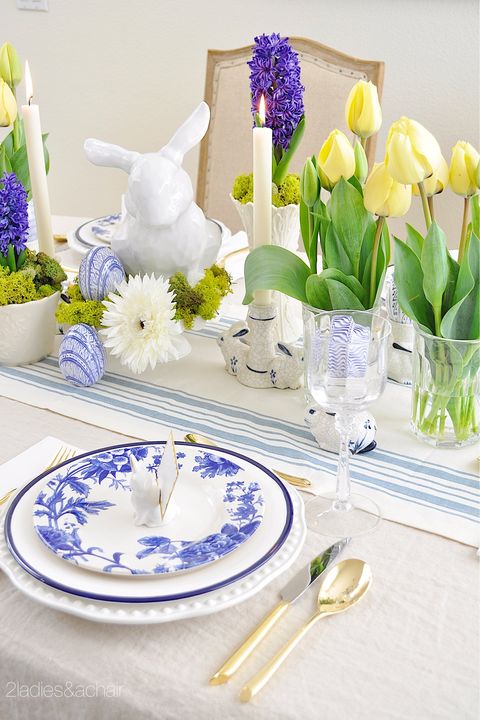 40 DIY Easter Table Decor Ideas - Homemade Easter Centerpieces