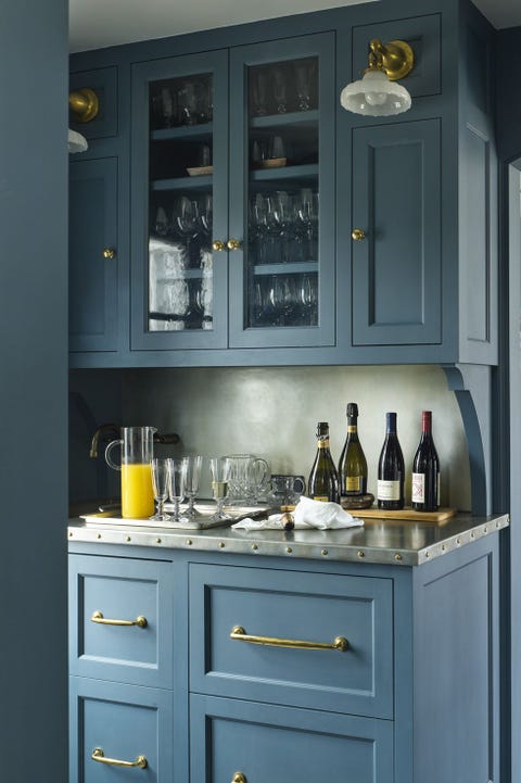 cabinetry, furniture, room, kitchen, countertop, yellow, hutch, cupboard, drawer, material property,