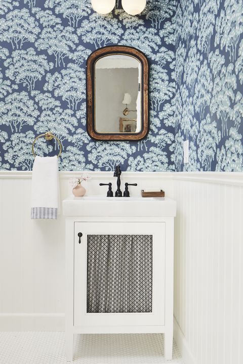 28 Bathroom Wallpaper Ideas Best, What Is The Best Wallpaper For A Bathroom