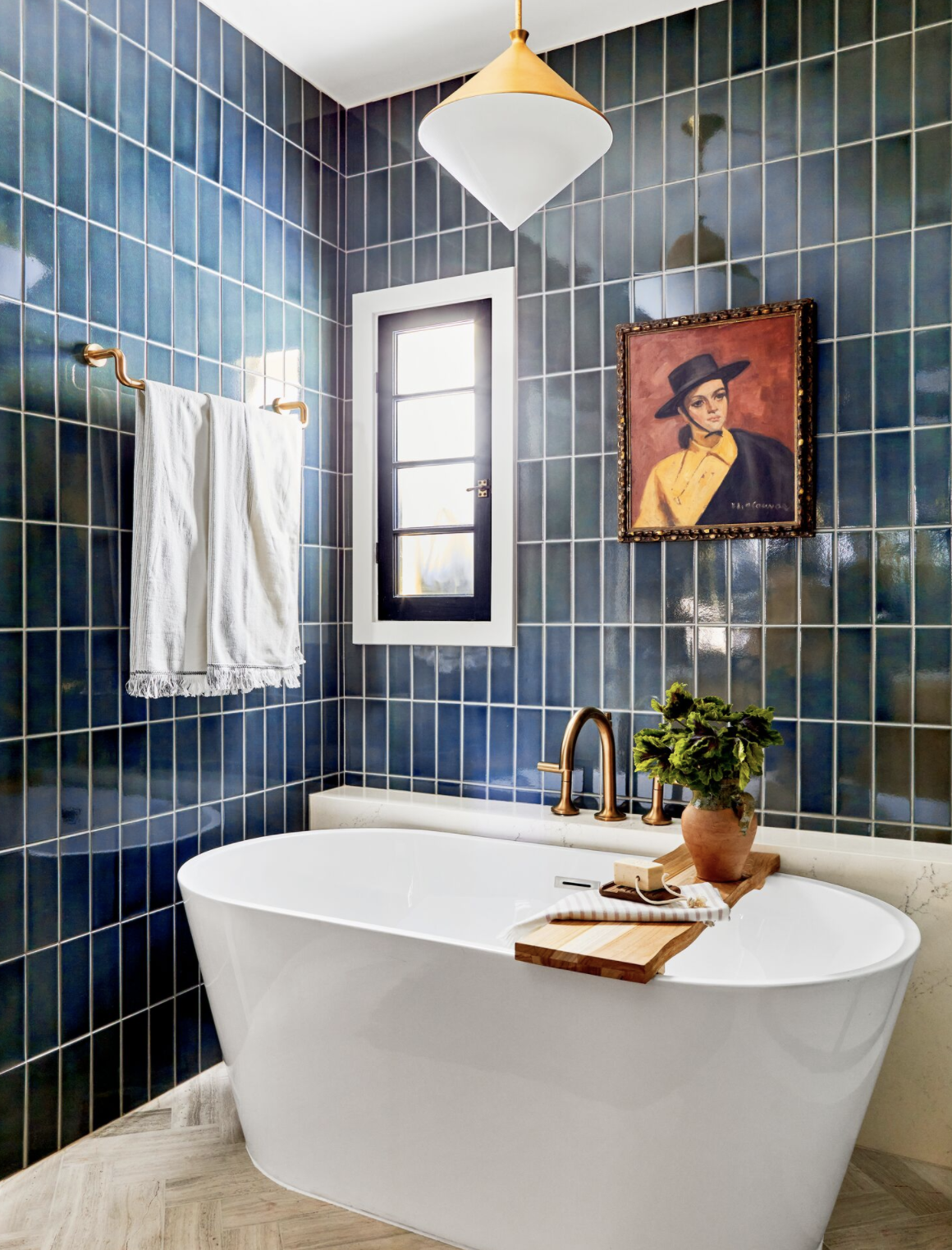 blue bathtub and toilet