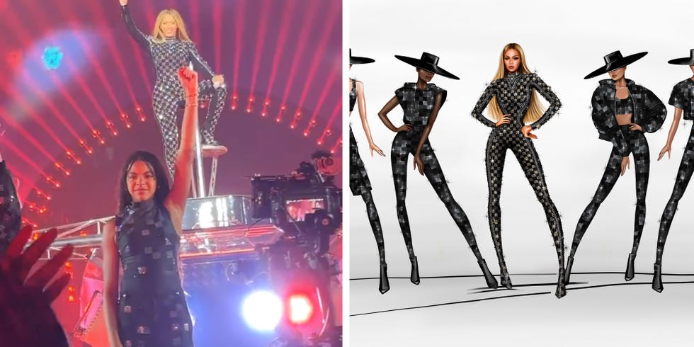 Beyoncé and Blue Ivy Carter Wore Custom Looks Designed by Pharrell for the Renaissance Tour