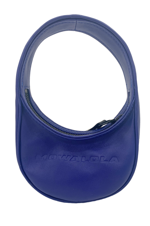 mowalola blue bundle bag