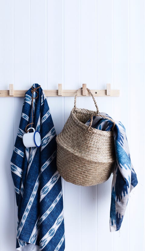 coat rack in hallway