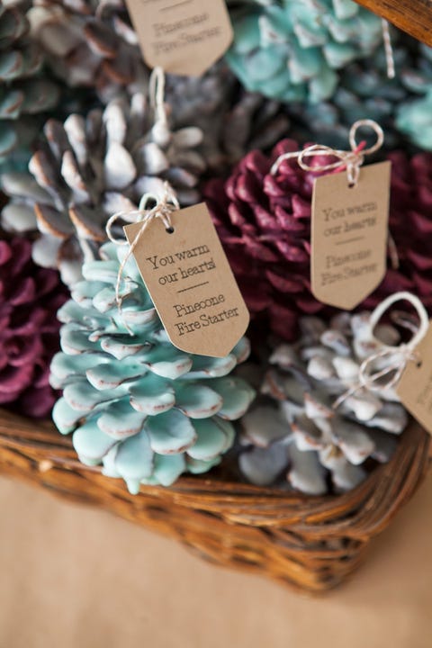 blue christmas decor ideas pinecone