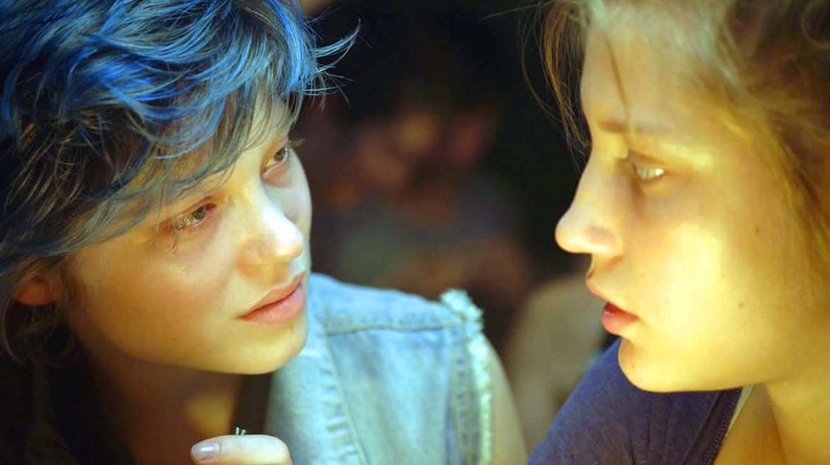 watch blue is the warmest color scene