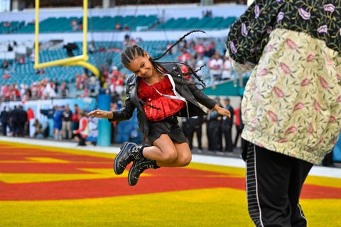 Blue Ivy Carter at the 2020 Super Bowl blue ivy carter at the 2020 super bowl